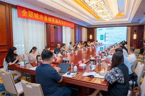 由集團(tuán)承辦的全聯(lián)城市基礎(chǔ)設(shè)施商會四屆三次會長辦公會議在濰坊成功召開